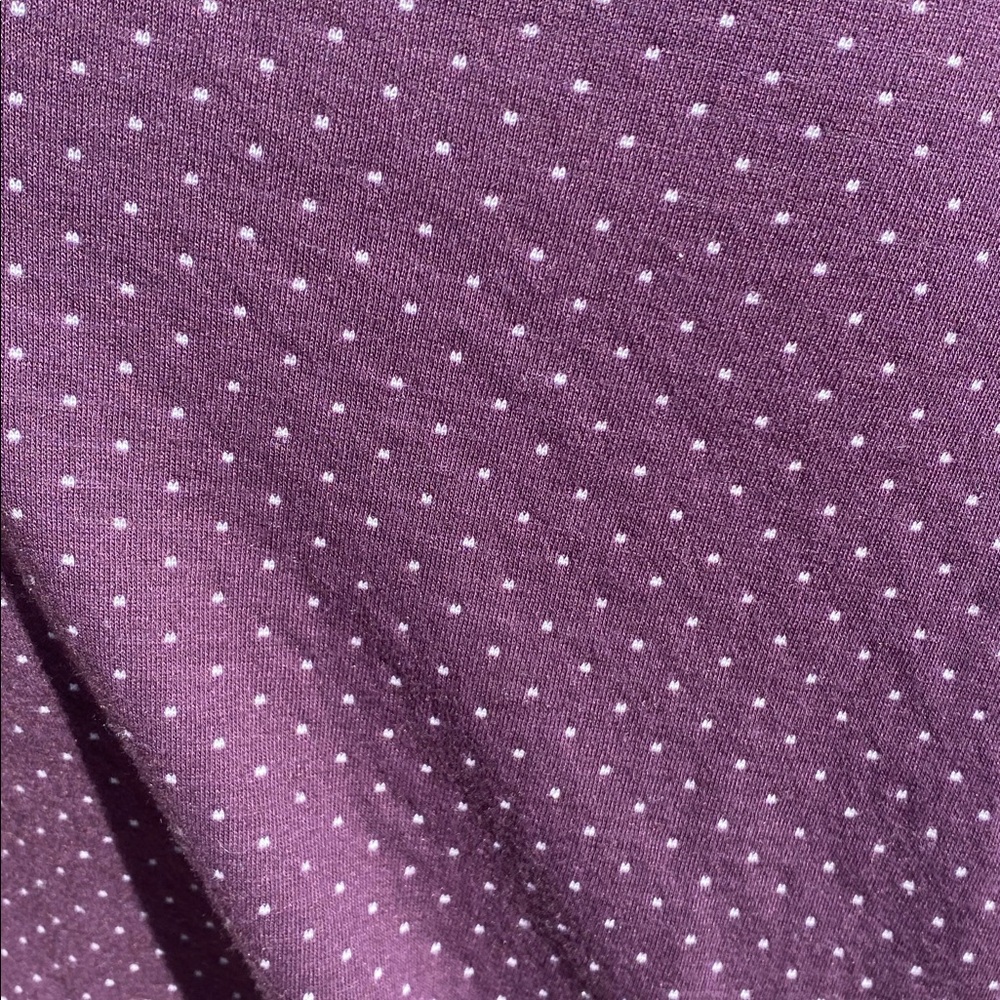 4/$20 purple polka dot long sleeve top - Picture 4 of 9